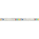 Bannière - Bonne Fête - Pois arc-en-ciel - Métalliques - 12'